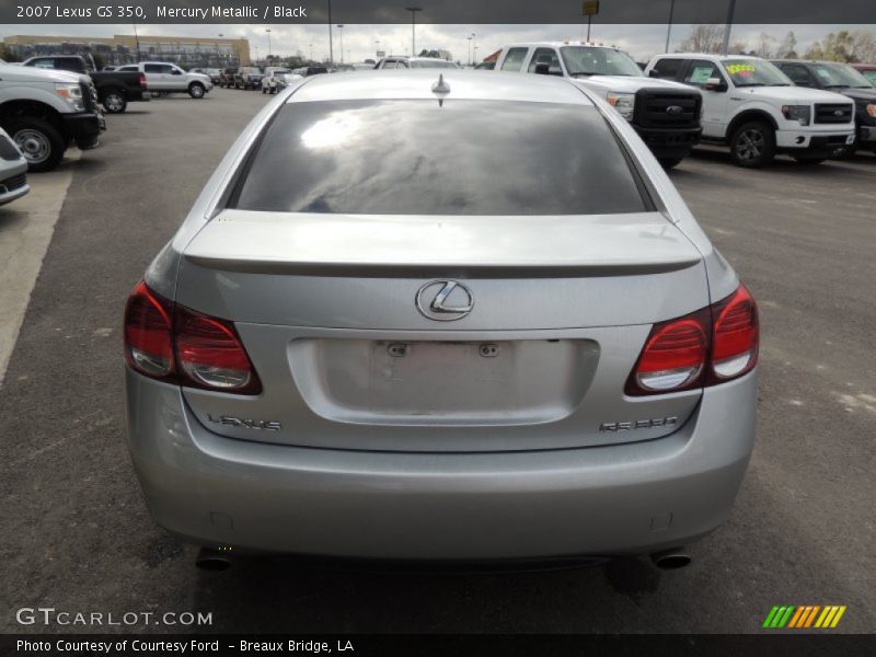 Mercury Metallic / Black 2007 Lexus GS 350