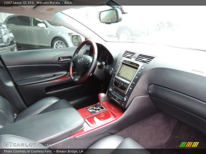 Mercury Metallic / Black 2007 Lexus GS 350