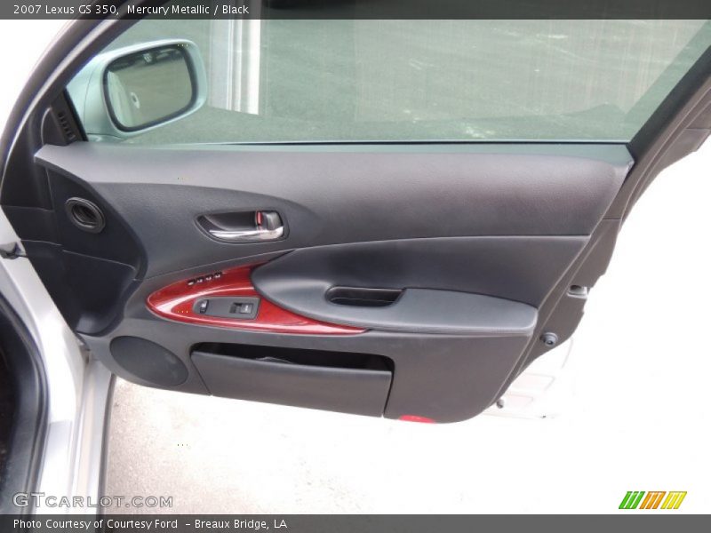 Mercury Metallic / Black 2007 Lexus GS 350