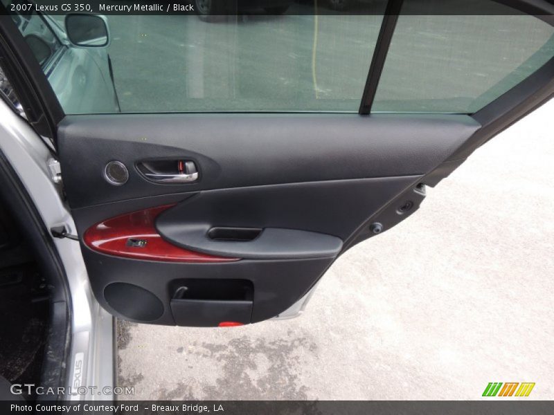 Mercury Metallic / Black 2007 Lexus GS 350