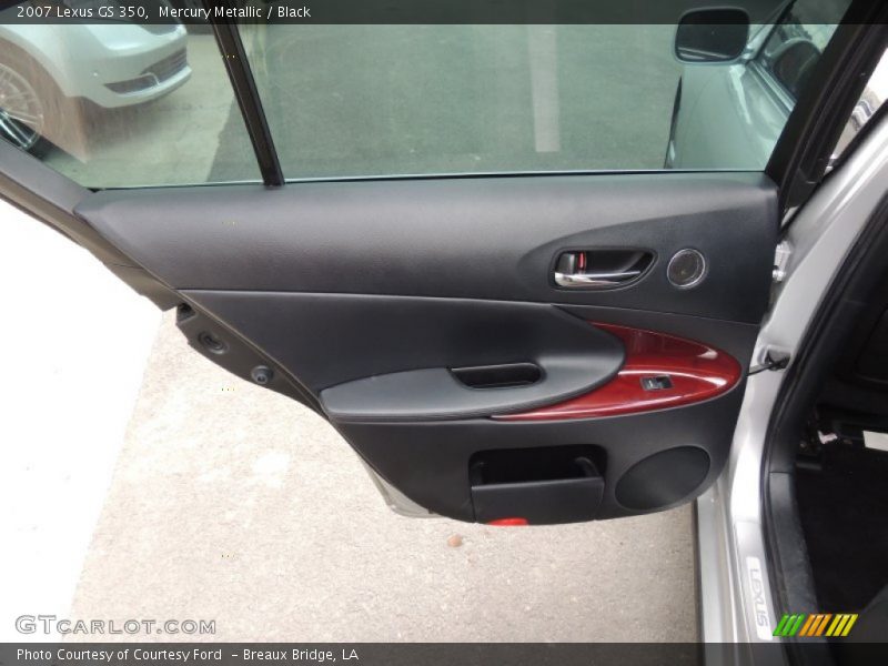 Mercury Metallic / Black 2007 Lexus GS 350
