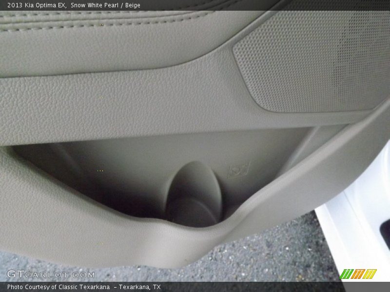 Snow White Pearl / Beige 2013 Kia Optima EX