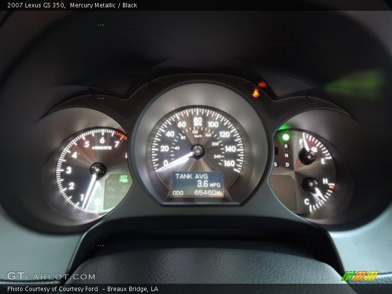 Mercury Metallic / Black 2007 Lexus GS 350