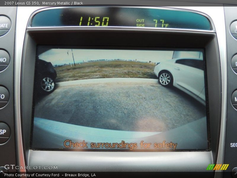 Mercury Metallic / Black 2007 Lexus GS 350