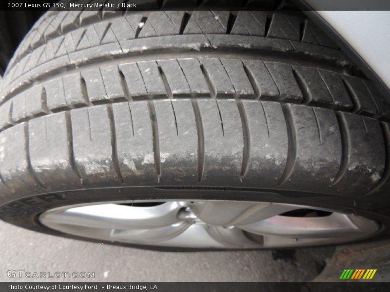 Mercury Metallic / Black 2007 Lexus GS 350