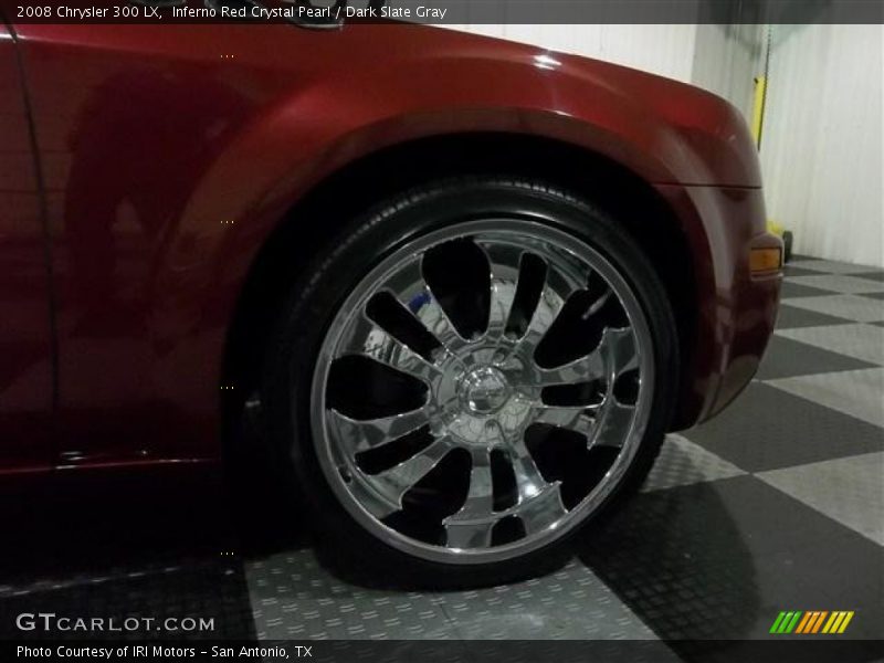 Inferno Red Crystal Pearl / Dark Slate Gray 2008 Chrysler 300 LX