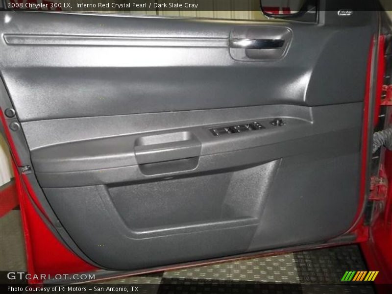 Inferno Red Crystal Pearl / Dark Slate Gray 2008 Chrysler 300 LX