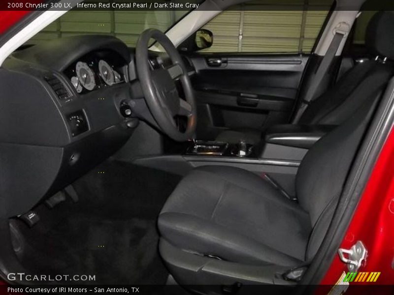 Inferno Red Crystal Pearl / Dark Slate Gray 2008 Chrysler 300 LX