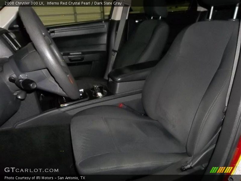Inferno Red Crystal Pearl / Dark Slate Gray 2008 Chrysler 300 LX