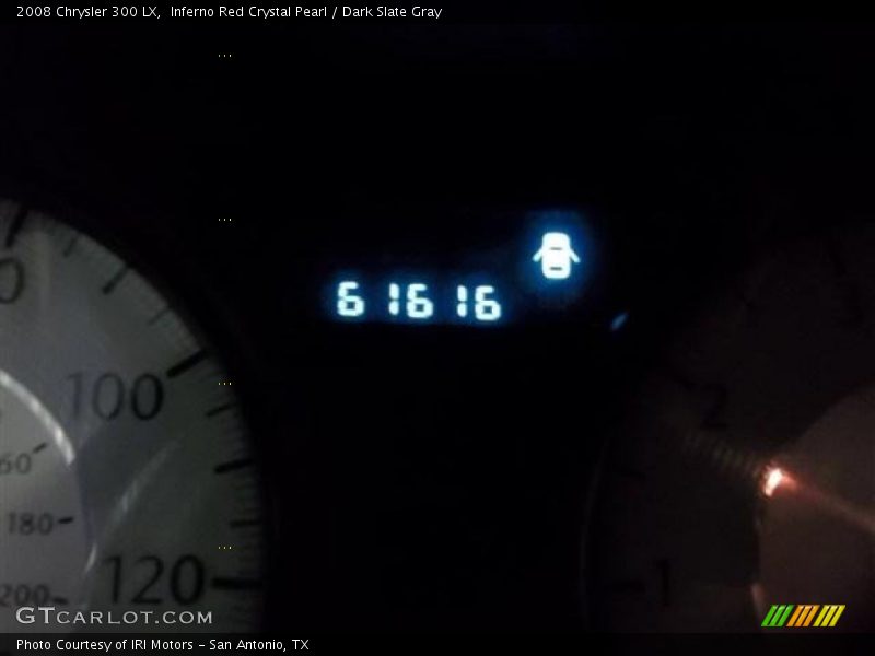 Inferno Red Crystal Pearl / Dark Slate Gray 2008 Chrysler 300 LX