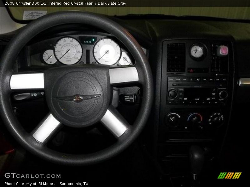Inferno Red Crystal Pearl / Dark Slate Gray 2008 Chrysler 300 LX