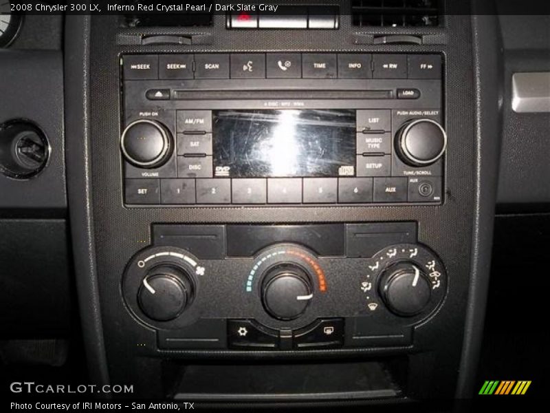 Inferno Red Crystal Pearl / Dark Slate Gray 2008 Chrysler 300 LX