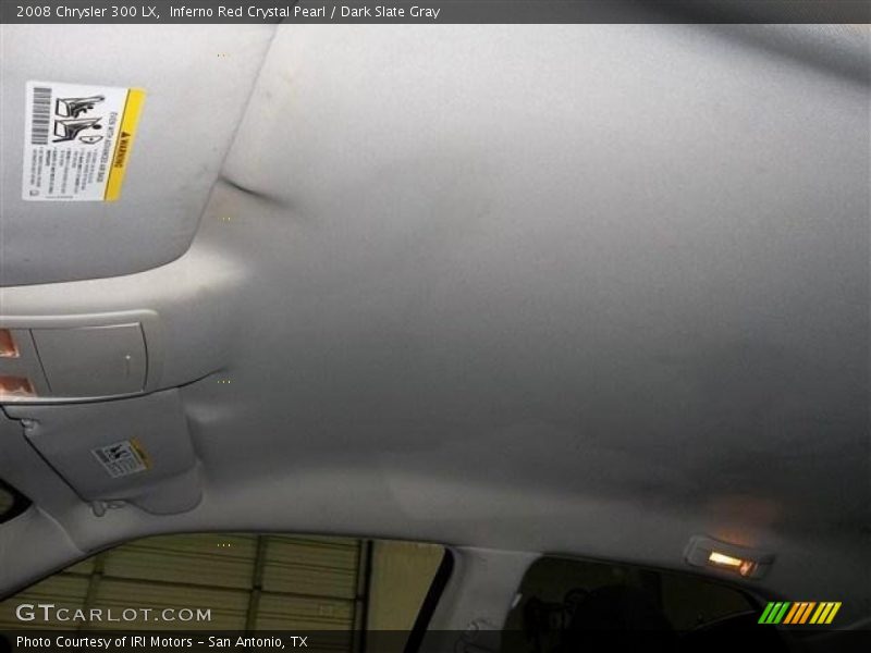 Inferno Red Crystal Pearl / Dark Slate Gray 2008 Chrysler 300 LX