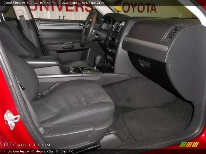 Inferno Red Crystal Pearl / Dark Slate Gray 2008 Chrysler 300 LX