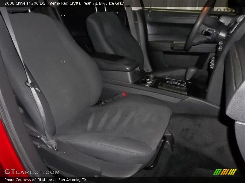 Inferno Red Crystal Pearl / Dark Slate Gray 2008 Chrysler 300 LX