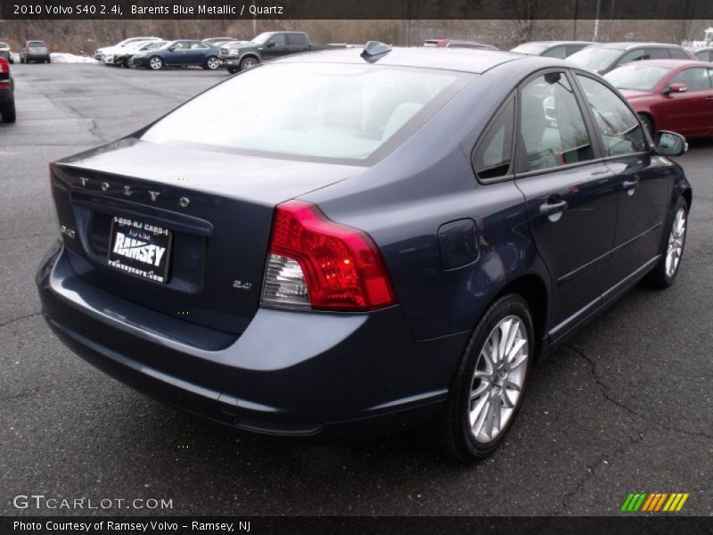 Barents Blue Metallic / Quartz 2010 Volvo S40 2.4i