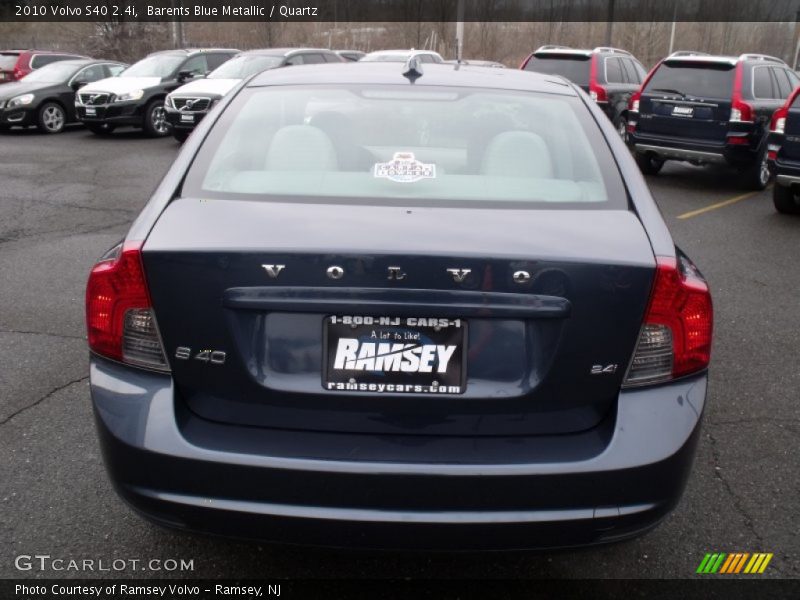 Barents Blue Metallic / Quartz 2010 Volvo S40 2.4i