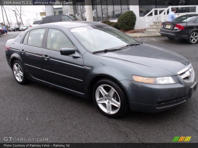 Anthracite Metallic / Camel 2004 Acura TL 3.2
