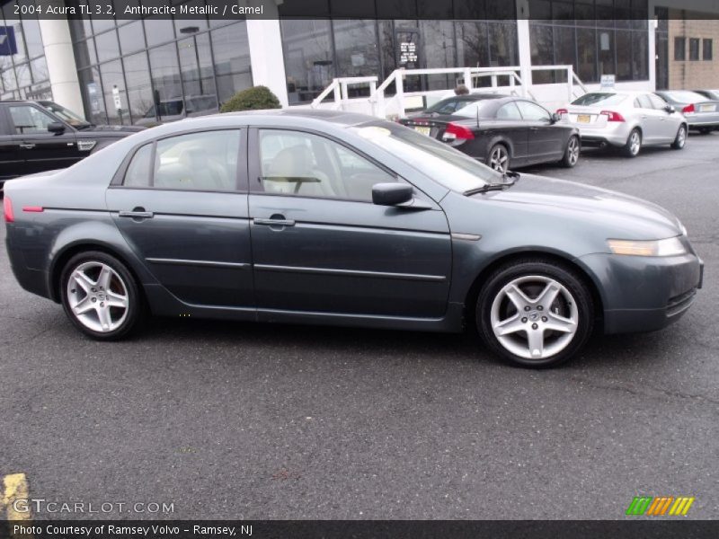 Anthracite Metallic / Camel 2004 Acura TL 3.2