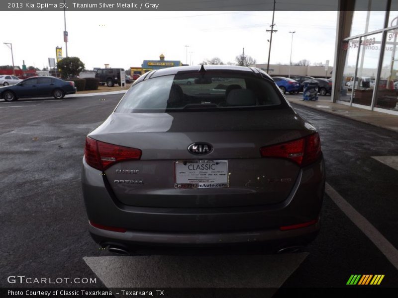 Titanium Silver Metallic / Gray 2013 Kia Optima EX