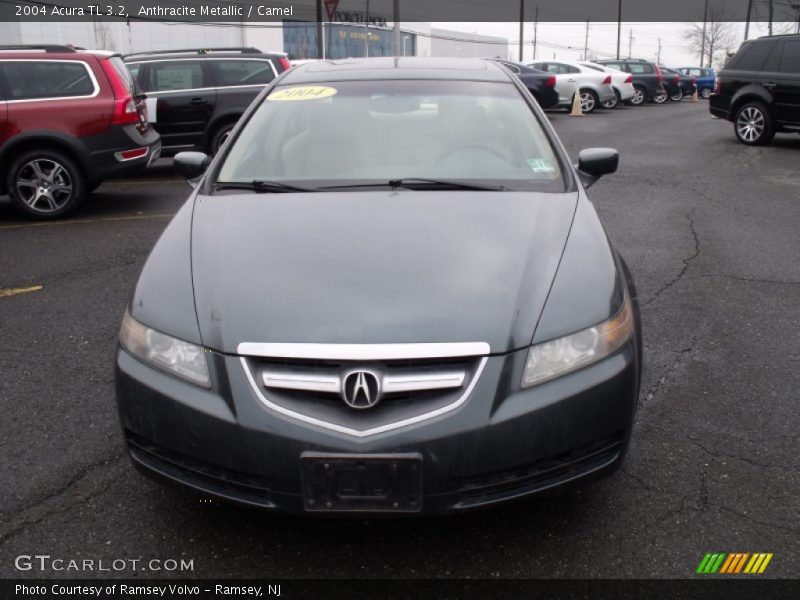 Anthracite Metallic / Camel 2004 Acura TL 3.2