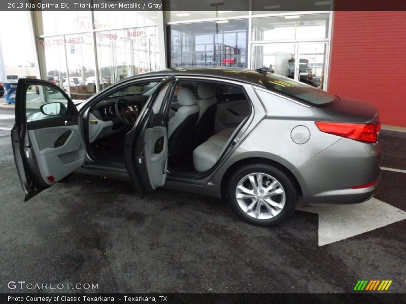 Titanium Silver Metallic / Gray 2013 Kia Optima EX