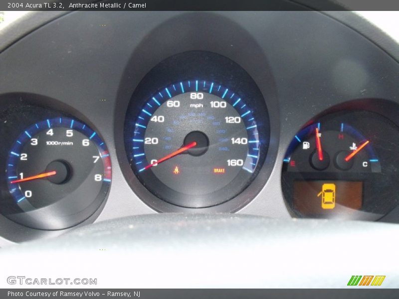 Anthracite Metallic / Camel 2004 Acura TL 3.2