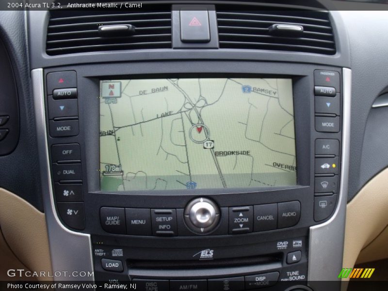 Anthracite Metallic / Camel 2004 Acura TL 3.2