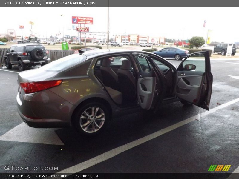 Titanium Silver Metallic / Gray 2013 Kia Optima EX