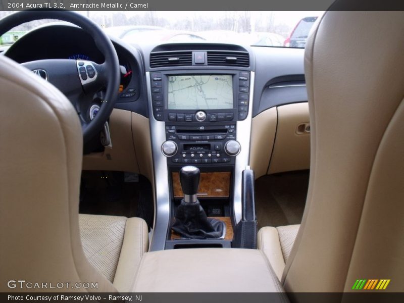 Anthracite Metallic / Camel 2004 Acura TL 3.2
