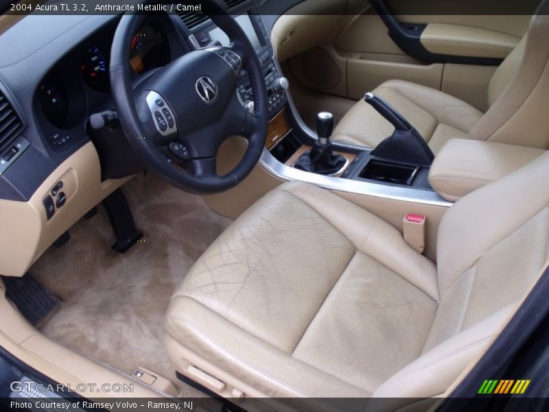Anthracite Metallic / Camel 2004 Acura TL 3.2