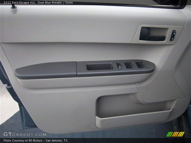 Steel Blue Metallic / Stone 2012 Ford Escape XLS