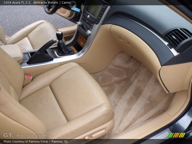 Anthracite Metallic / Camel 2004 Acura TL 3.2
