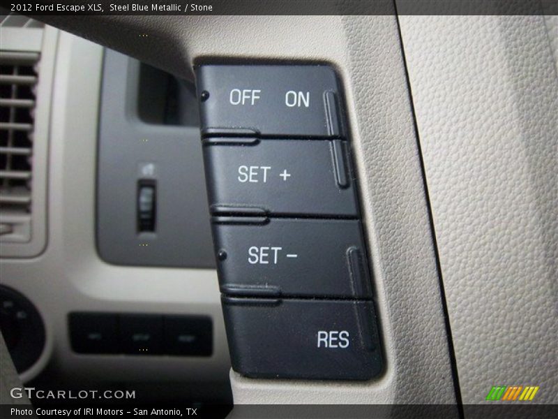 Steel Blue Metallic / Stone 2012 Ford Escape XLS