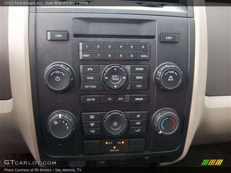 Steel Blue Metallic / Stone 2012 Ford Escape XLS