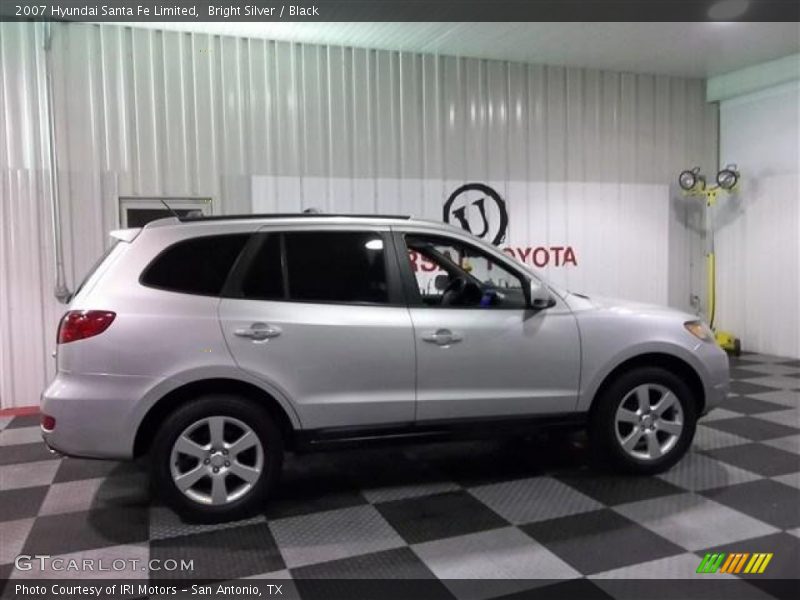 Bright Silver / Black 2007 Hyundai Santa Fe Limited