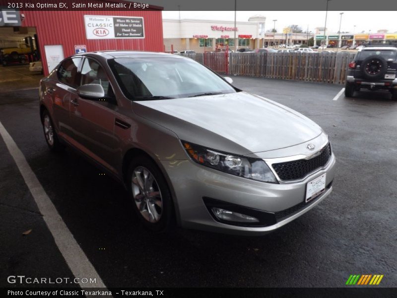 Satin Metal Metallic / Beige 2013 Kia Optima EX