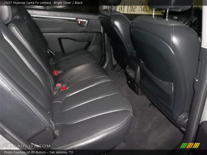Bright Silver / Black 2007 Hyundai Santa Fe Limited