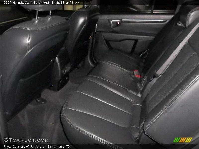 Bright Silver / Black 2007 Hyundai Santa Fe Limited
