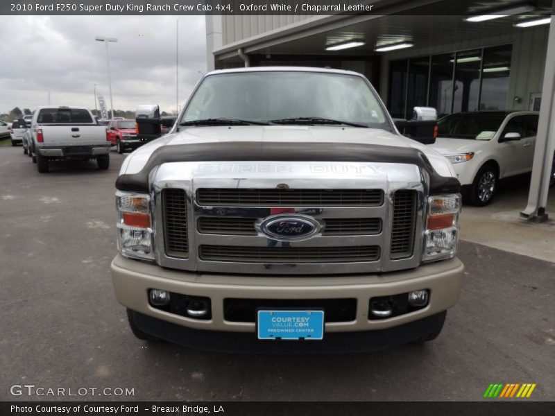 Oxford White / Chaparral Leather 2010 Ford F250 Super Duty King Ranch Crew Cab 4x4