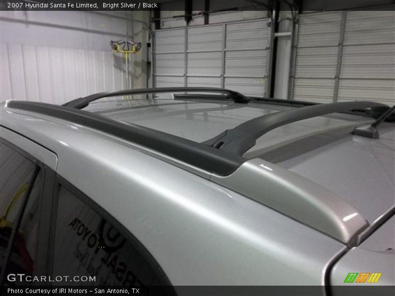 Bright Silver / Black 2007 Hyundai Santa Fe Limited