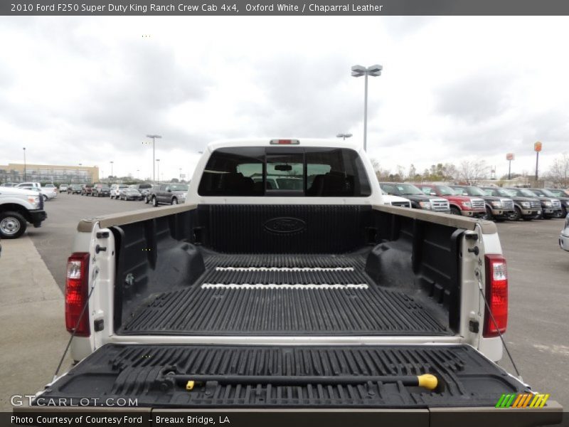 Oxford White / Chaparral Leather 2010 Ford F250 Super Duty King Ranch Crew Cab 4x4