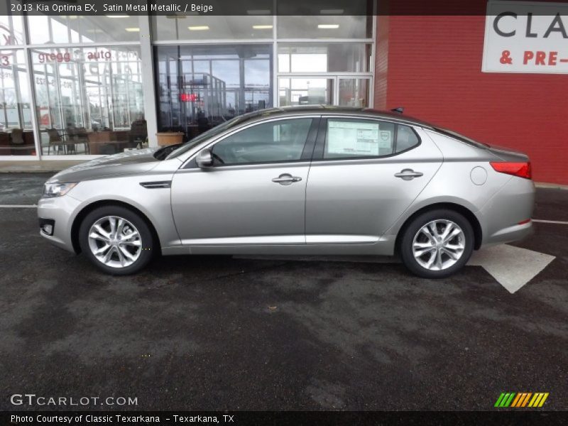 Satin Metal Metallic / Beige 2013 Kia Optima EX