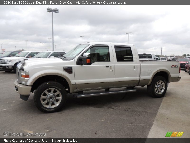  2010 F250 Super Duty King Ranch Crew Cab 4x4 Oxford White