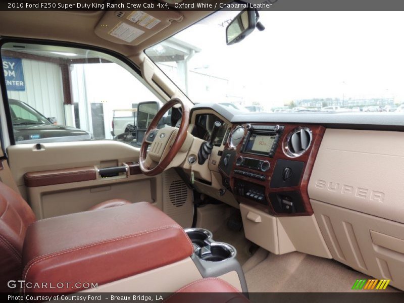 Oxford White / Chaparral Leather 2010 Ford F250 Super Duty King Ranch Crew Cab 4x4