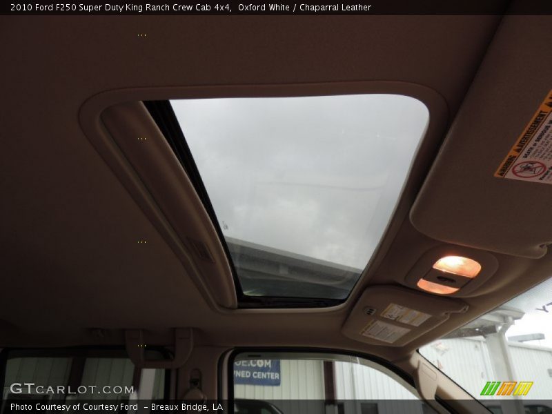 Oxford White / Chaparral Leather 2010 Ford F250 Super Duty King Ranch Crew Cab 4x4
