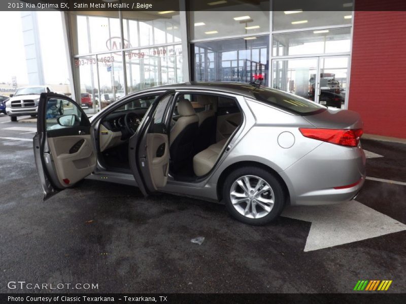 Satin Metal Metallic / Beige 2013 Kia Optima EX