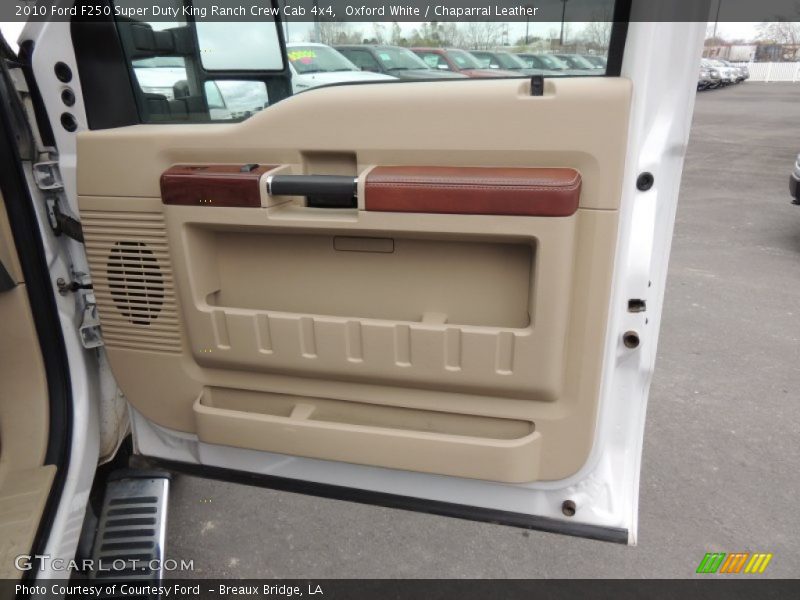Oxford White / Chaparral Leather 2010 Ford F250 Super Duty King Ranch Crew Cab 4x4