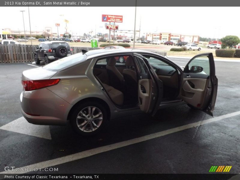 Satin Metal Metallic / Beige 2013 Kia Optima EX