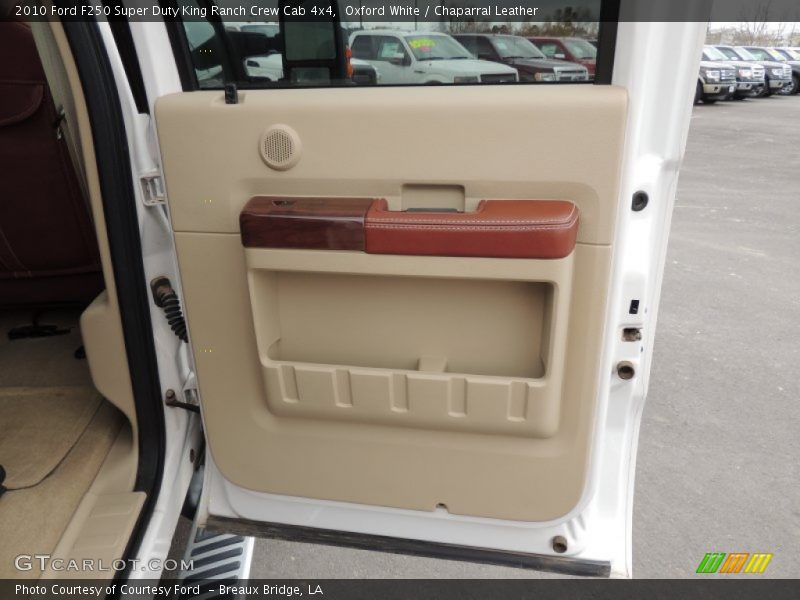Oxford White / Chaparral Leather 2010 Ford F250 Super Duty King Ranch Crew Cab 4x4